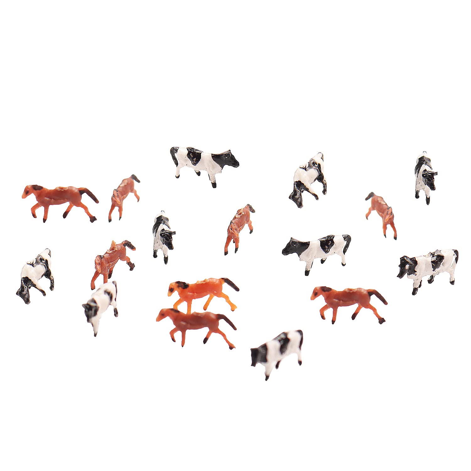 牛のミニチュアフィギュアセット Amazon.co.jp: 30ピース ミニチュア 牛 馬 フィギュア ミニ 農場